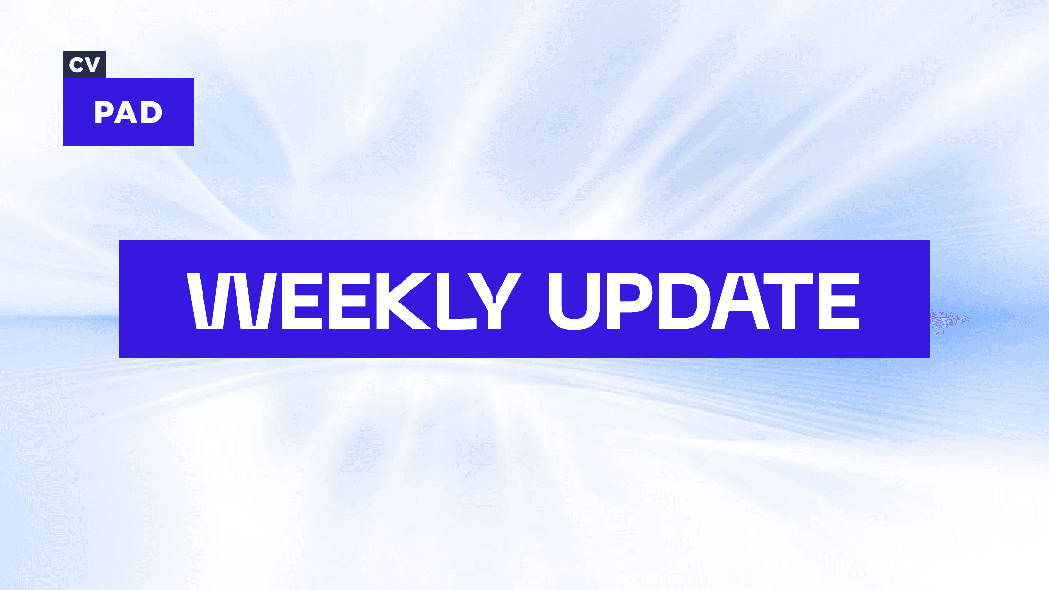 Weekly update Weekly update